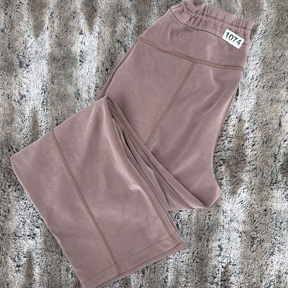 Lululemon Softstreme High-Rise Full Length Pants 30" Dark Oxide Brown Size 10